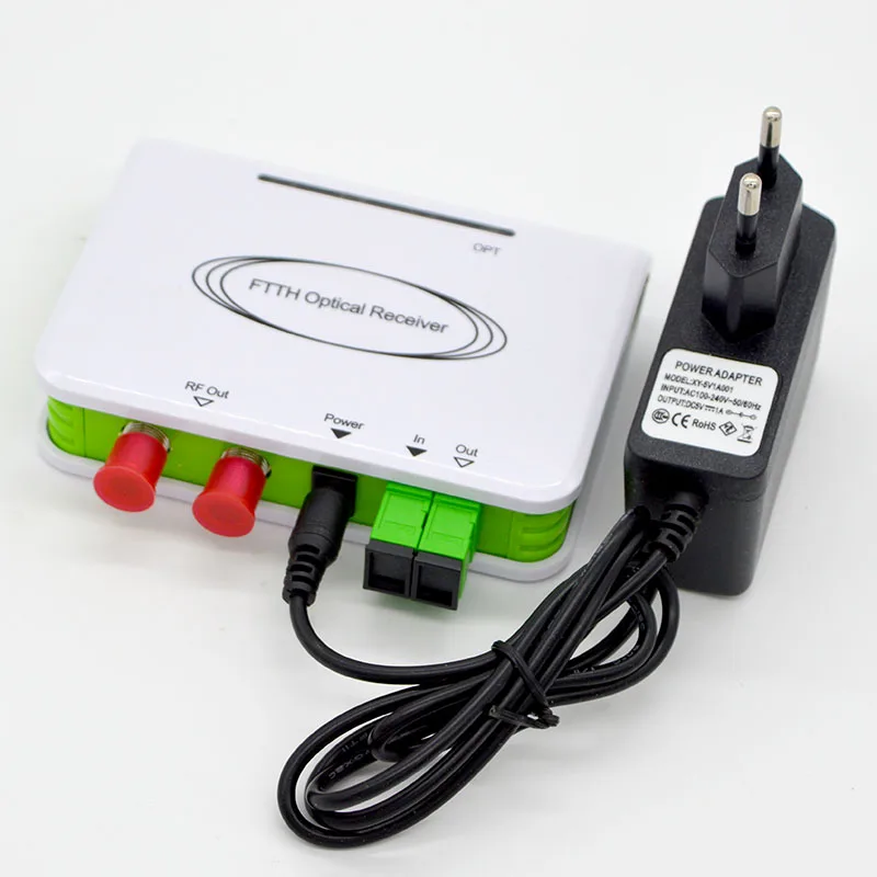 6pcs New CATV Optical Node Mini FTTH Receiver Fiber WDM Converter Triplexer Mini Mode With RF inch Port Free Shipping To Brazil