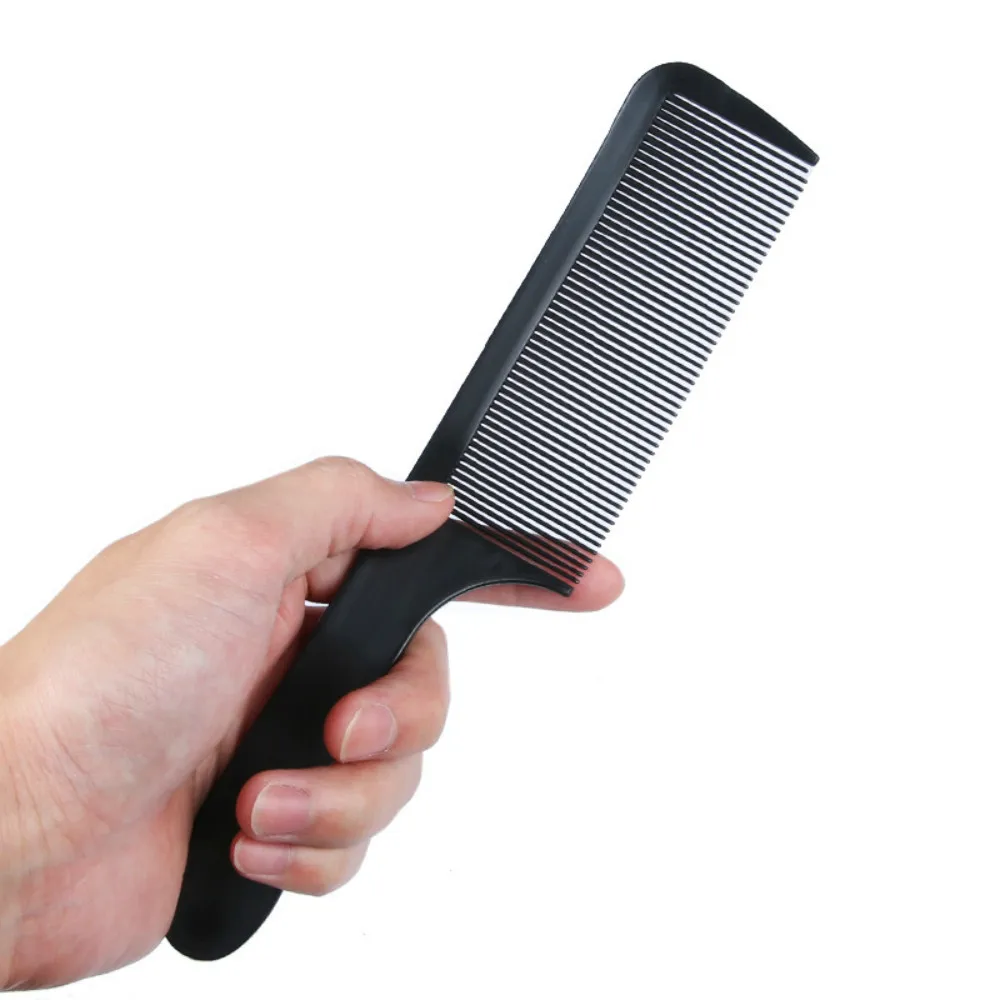 

Men Home Comb Salon Brush Haircutting Curved Barber 1pc Crew Male
