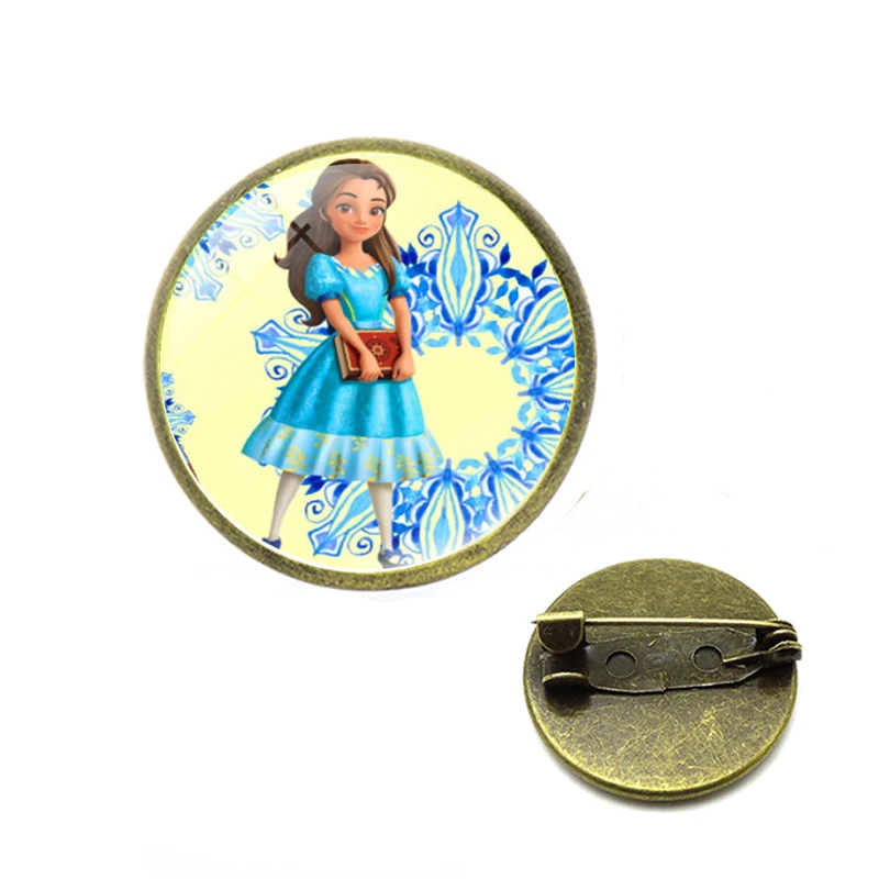 Латинская принцесса Елена Броши Elena of Avalor Cartoonpins девушки платье аксессуары День