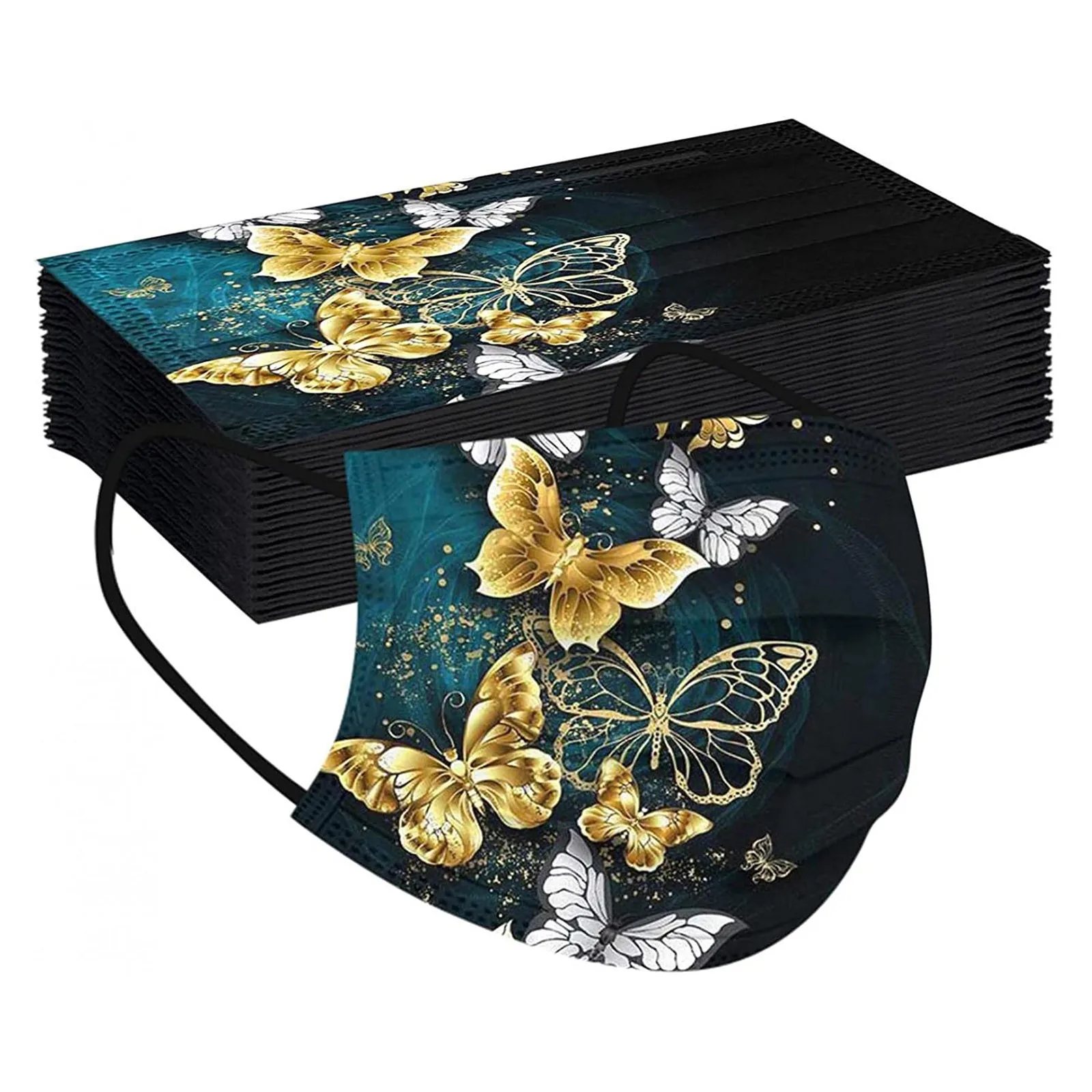 50 шт. одноразовые маски-бабочки для женщин | Тематическая одежда и униформа