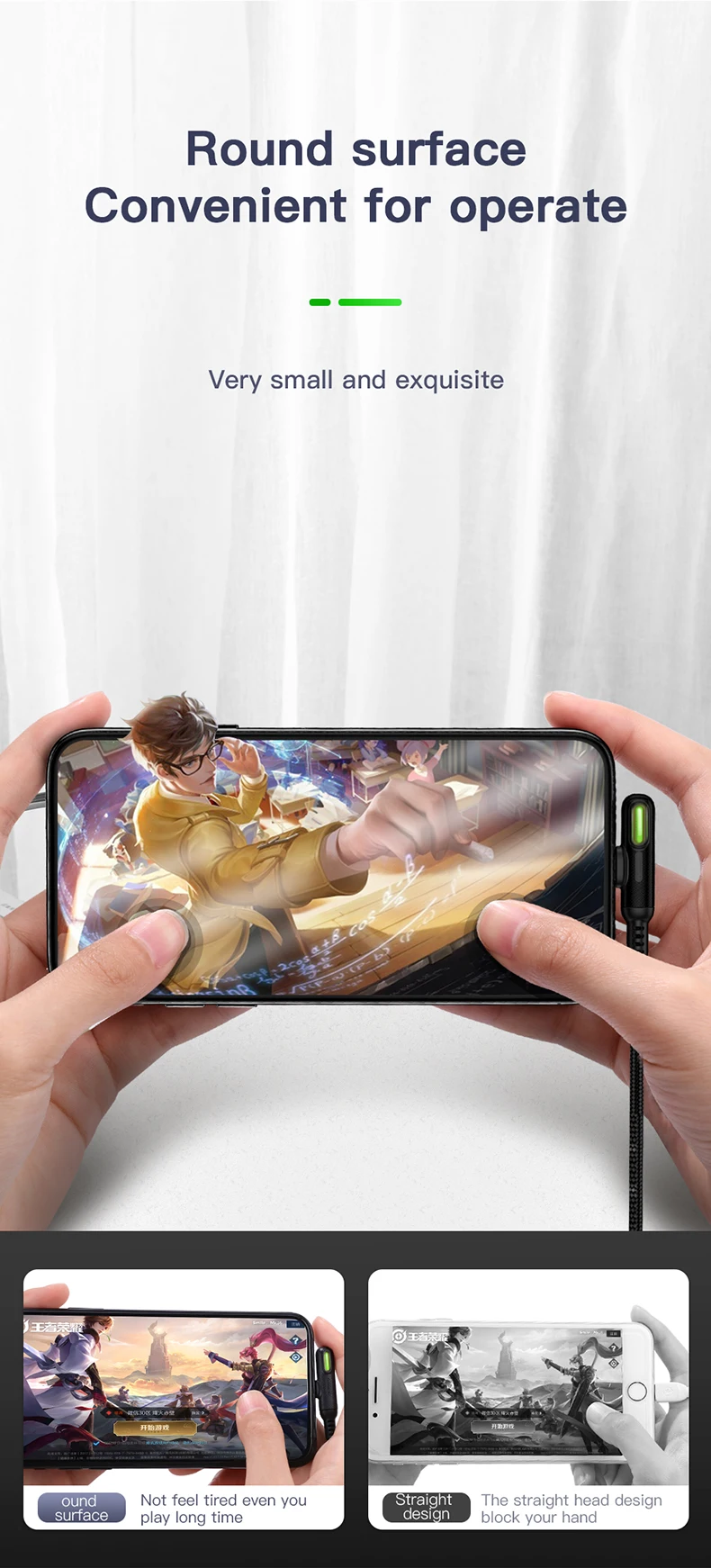 Joyroom Micro Usb type C USB 90 Dergee type C кабель светодиодный провод для быстрой зарядки для samsung Galaxy huawei Xiaomi зарядное устройство для передачи данных
