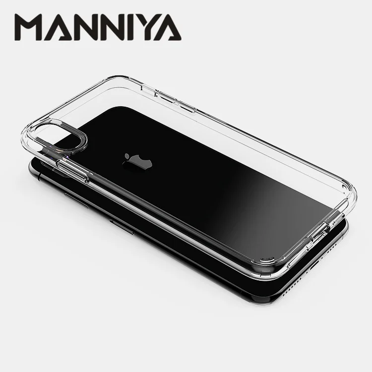 

Акриловый + ТПУ прозрачный чехол MANNIYA для телефона iphone 13 12 11 pro max XS XR XS MAX 7 8 SE 2020, Бесплатная доставка! 100 шт./лот