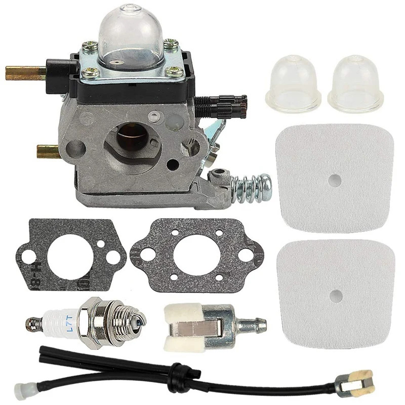 New Carburetor with Air Filter Repower Kit for 2-Cycle Mantis 7222 7222E 7222M 7225 7230 7234 7240 7920 7924 Tiller/Cultivator