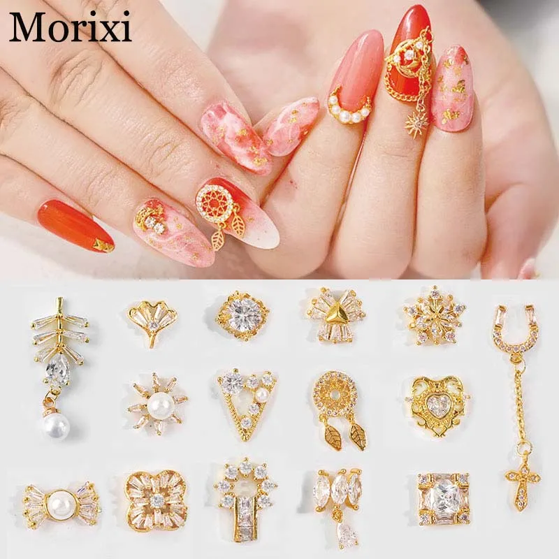 Металлические ювелирные изделия для дизайна ногтей высококачественные