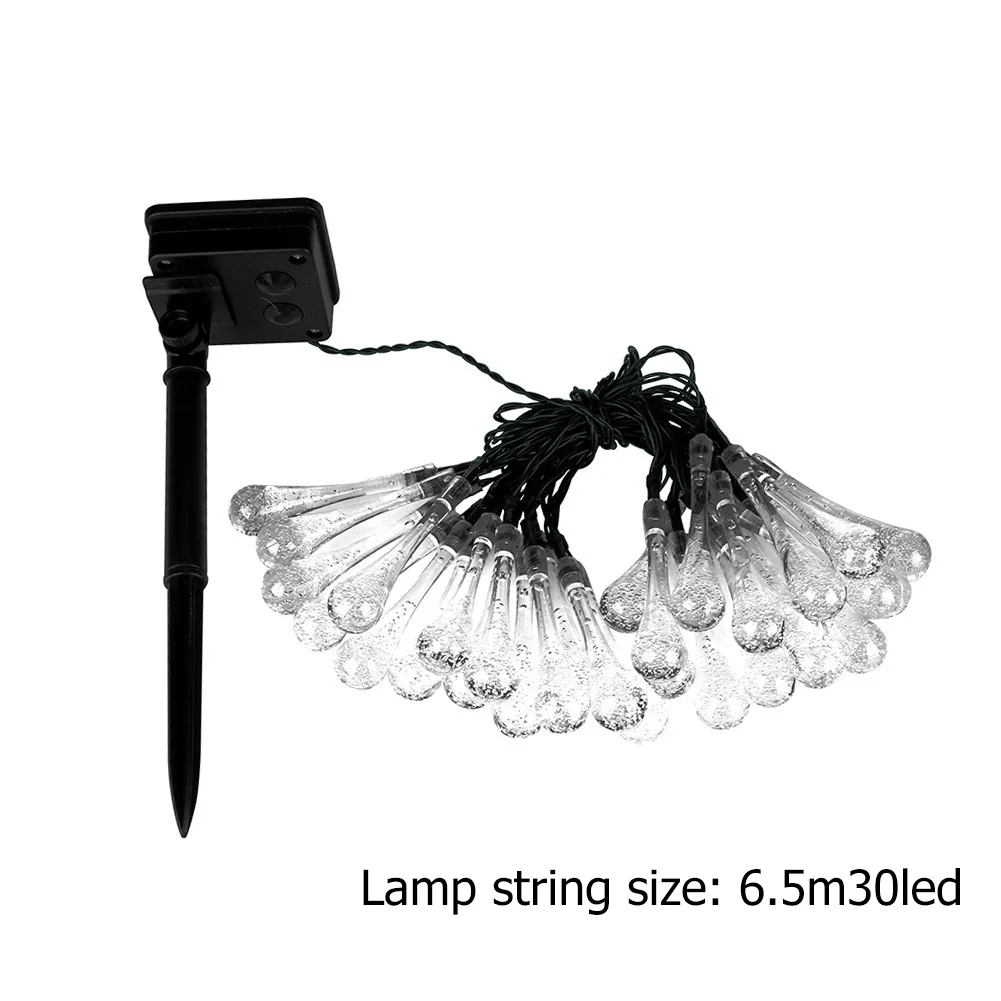 

LED Solar String Lights Colorful Glass Bubble Bulb Fairy Garland Lamp for Christmas Wedding Festival Party Decoration Lighting