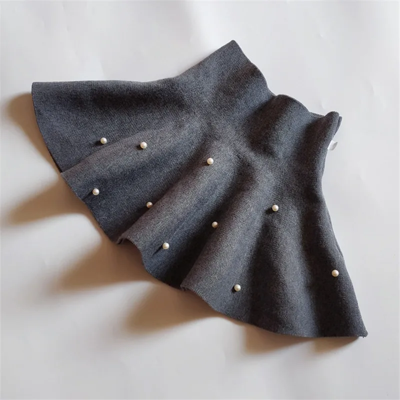 Рождественская юбка для девочек милая трикотажная Мини-юбка принцессы с