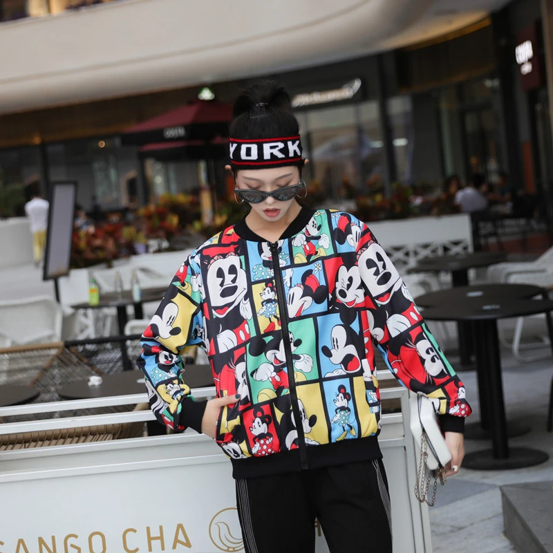 Униформа бейсбольная клетчатая с воротником-стойкой и карманами | Женская одежда