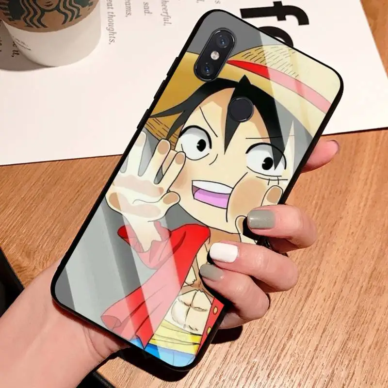 

Japanese Manga One Piece Luffy Phone Case For Xiaomi Redmi 7 8 9t a3 9se k20 mi8 max3 lite 9 note 9s 10 pro