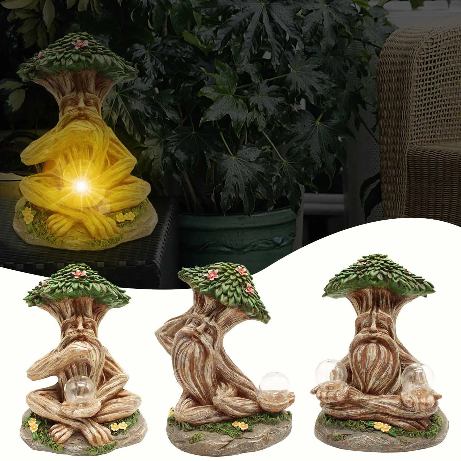 1 шт. из мультфильма Холодное сердце сада дерево статуя Солнечный полимерный