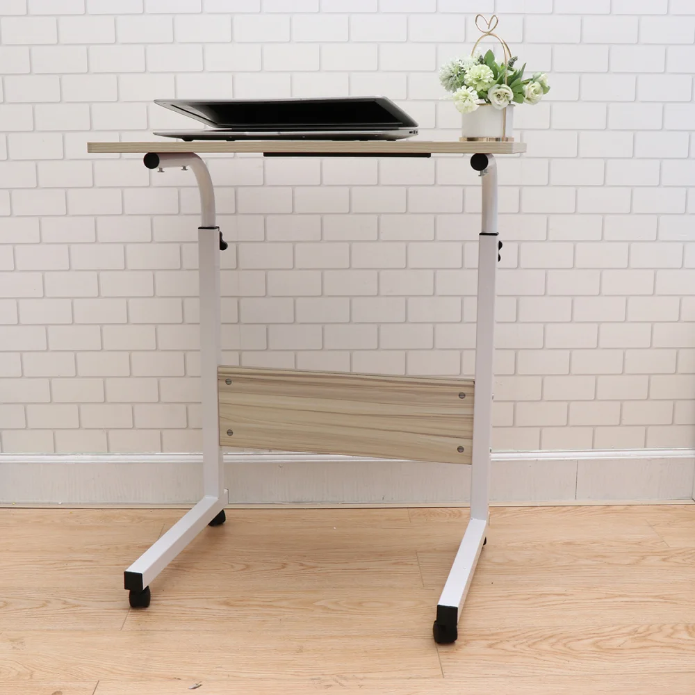 

Laptop Table Movable Lifting Bedside Table Desk Multifunctional Laptop Stand with Slot for Office Home