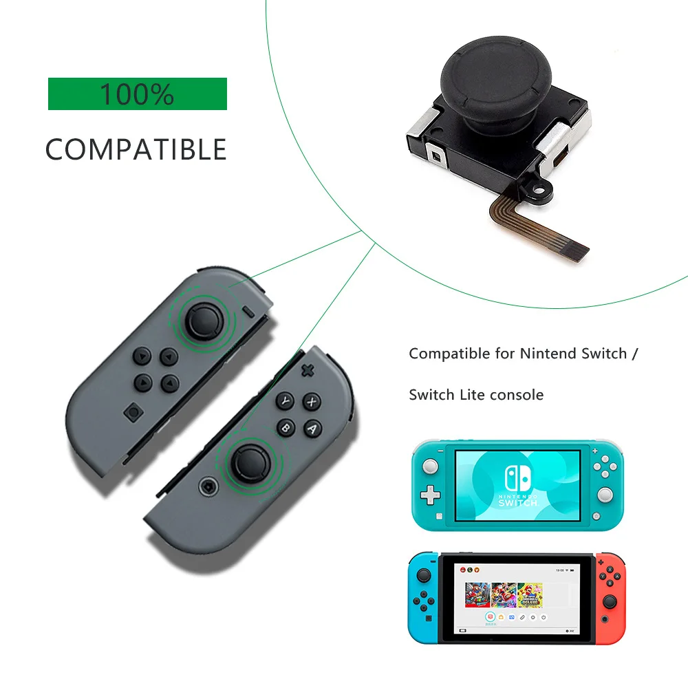 3D джойстик для NS Nintendo Switch левый и правый аналоговые стики замена джойстика