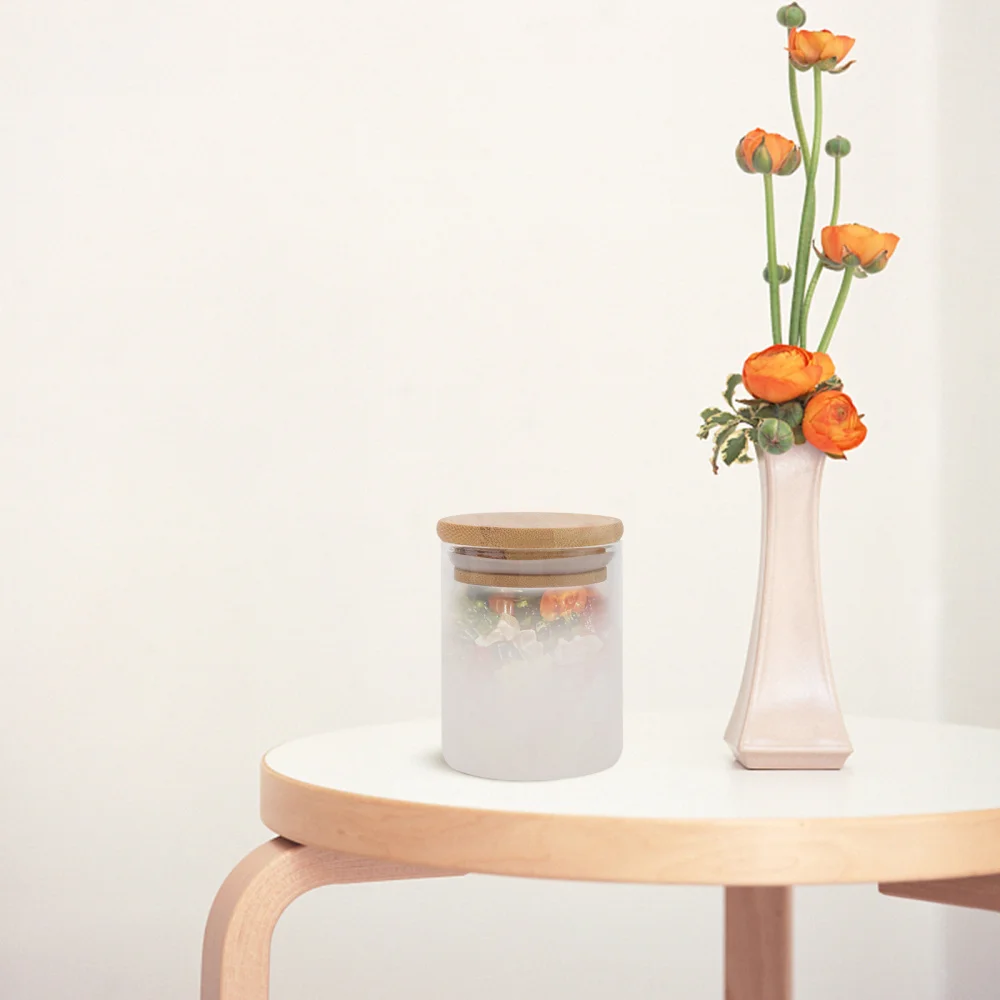 

4Pcs Glass Sealing Jar Grain Container Grain Sealing Jar Household Supply