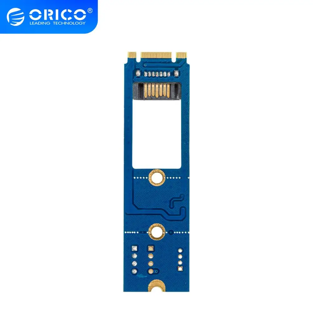Адаптер ORICO SATA 7PIN к M.2 адаптер NGFF с адаптером питания SSD для 2242 2260 2280 3 | Компьютеры и