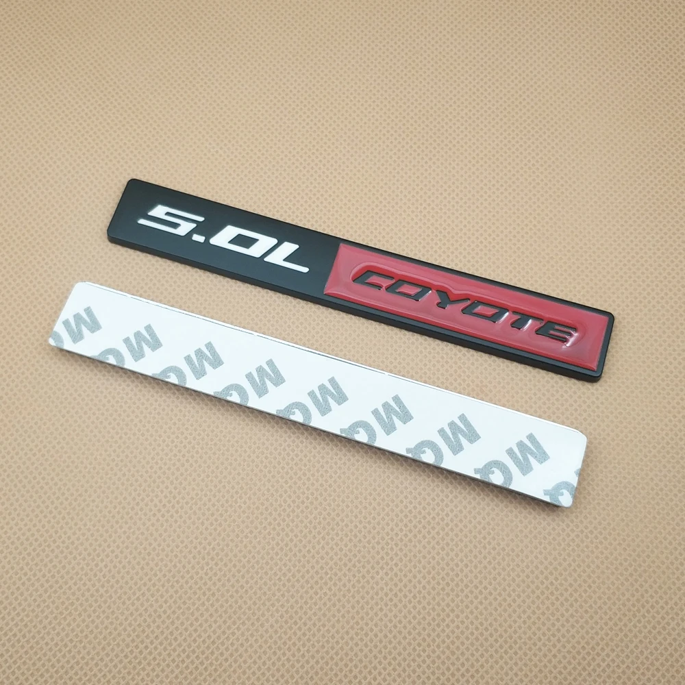 10 штук металлических знаков автомобиля 5.0L Койот авто налепница стороны крыла V8 задний знак декор для Мустанга.