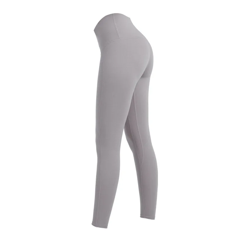 

High Waist Hip Lift Yoga Pants 2021 Spring and Autumn Tight Nude Feel Peach Hip Fitness Pants Women Running Pants