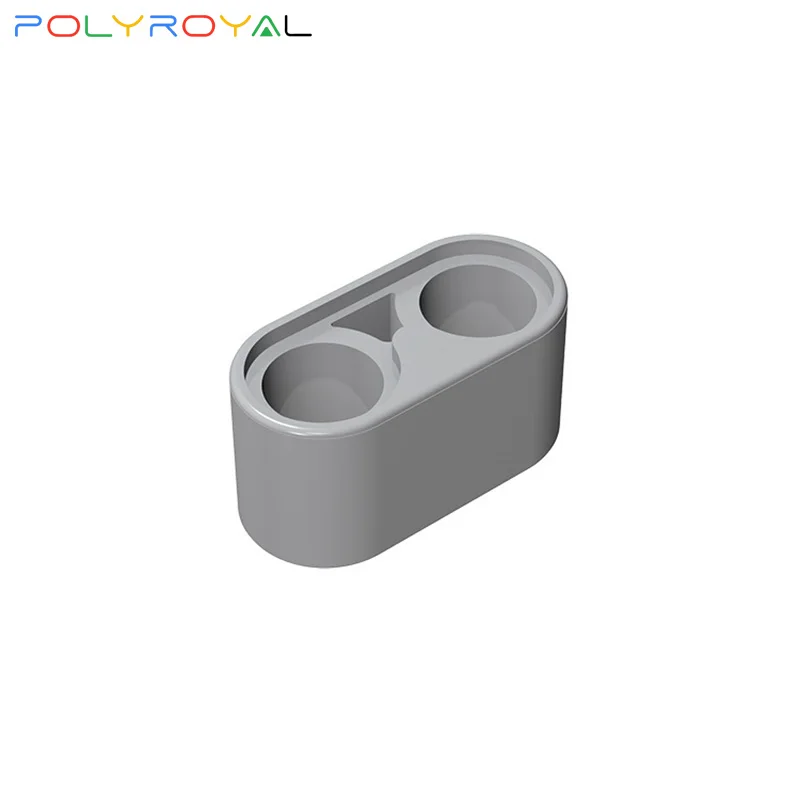 Строительные блоки, 1x2, толстые отверстия, подъемник, 10 шт., совместимые детали, игрушки 43857