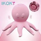 IKOKY 10 скоростей вращающийся стимулятор сосков Вибратор массажер для груди интимные игрушки для женщин Стимуляция клитора женская мастурбация