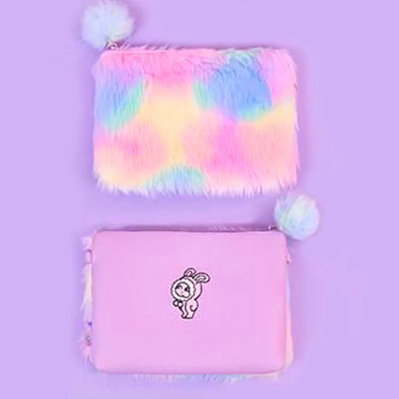 

Mini Crossbody Bag Women Lady Plush Cute Chain Shoulder Bag Sweet Colored Shoulder Bag Kawaii Handbag for Girls Money Coin Purse