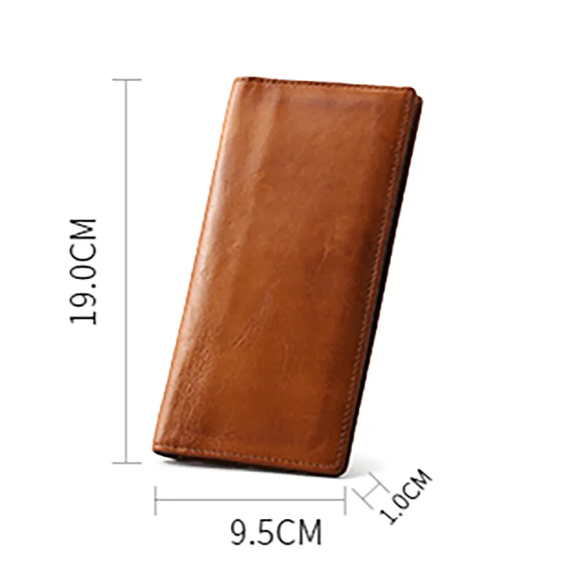 

AETOO Head leather wallet, men's leather leather vintage wallet, leather fashion multi-function wallet