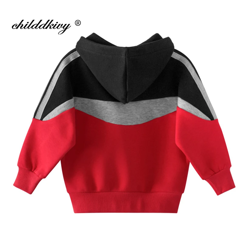 

Boys & Girls Coat Spring Autumn Cotton Sweatshirt Boys Jacket Outerwear Baby Girls Clothes Kids Hooded Coat for Girls 2-8 Years