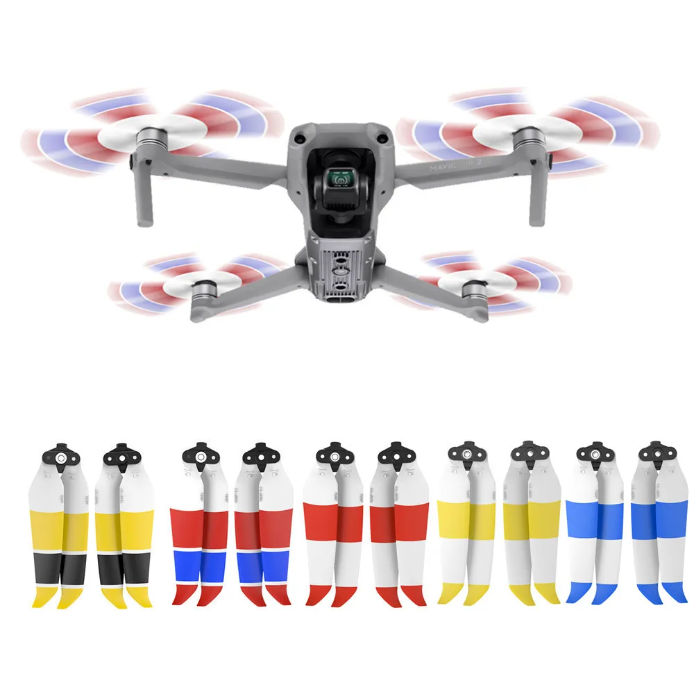 

2 пары, цветные пропеллеры 7238F для Mavic Air 2/Air 2S