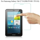 Закаленное стекло для защиты экрана Samsung Galaxy Tab 2, 7,0 дюйма, Gt-P3100 P3110 P3113, Защитная пленка для экрана, защита