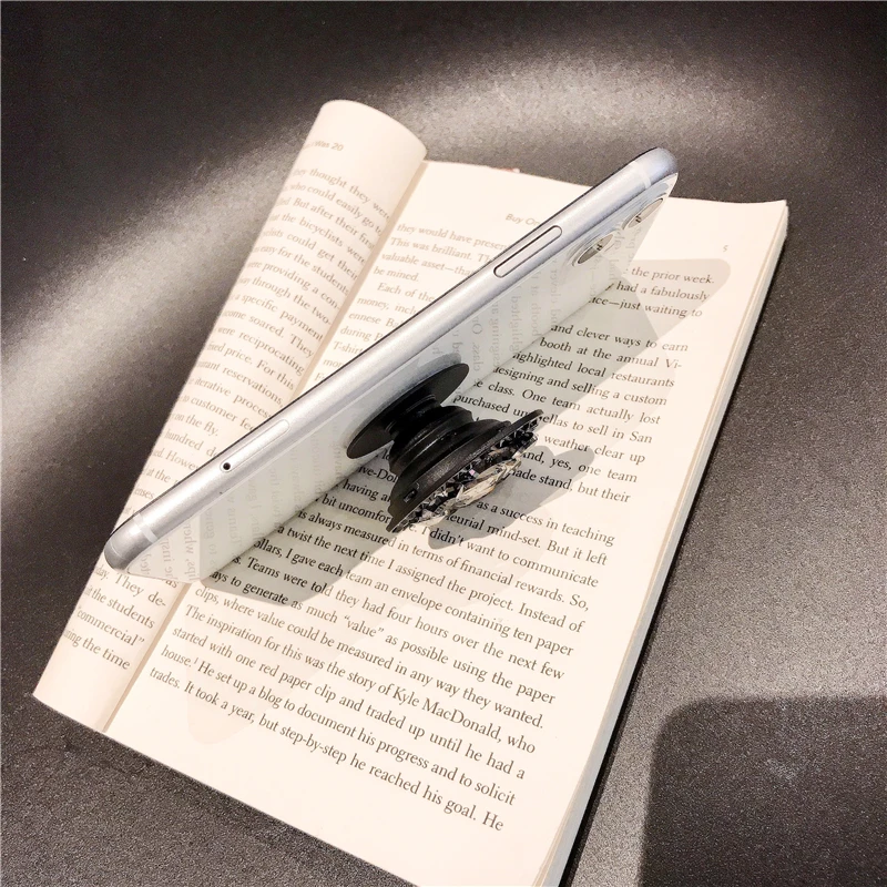 

Heart-shaped diamond universal mobile phone holder ring bracket extension bracket and mobile phone for iphone