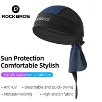 rockbros cycling bicycle bandana breathable wicking elasticity men women outdoor running hiking sunscreen cap headwear headband