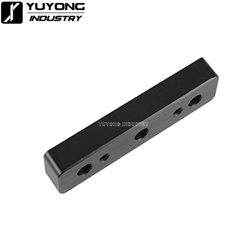 2 шт/лот Розничная Точная черная анодированная Al6063-T6 v-slot проставочная плитка на V-slot OX CNC C-beam