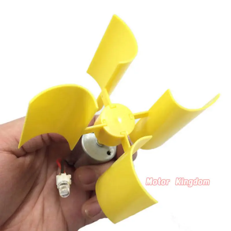 DIY Kit маленький двигатель постоянного тока вертикальный микро ветровой лопасти