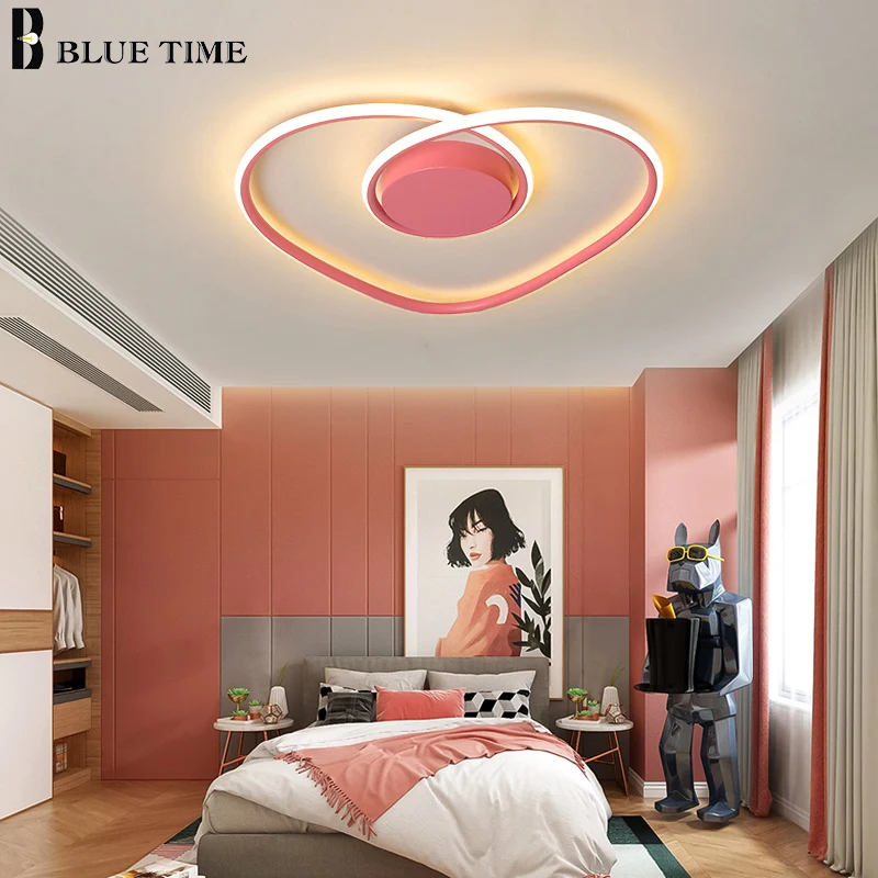 

Led Modern Ceiling Lights For Bedroom Living Room Dining Room Children Lights Indoor Girl Room Lighting LED Ceiling Lamps 32w