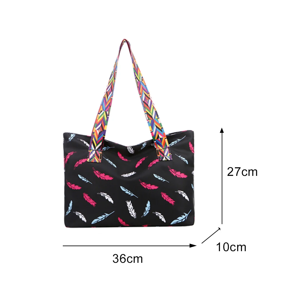 

Nylon Waterproof Handbag Women Large Capacity Shoulder Bag Travel Shopping Totes Casual Retro Mini Shoulder Bag