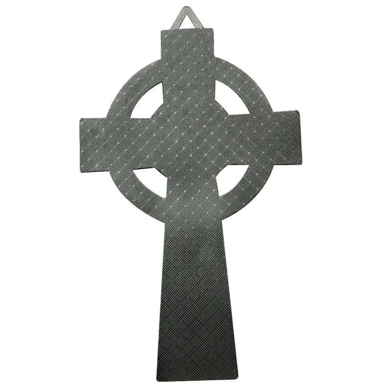 Античный оловянный католический кельтский карася металлический крест на стену