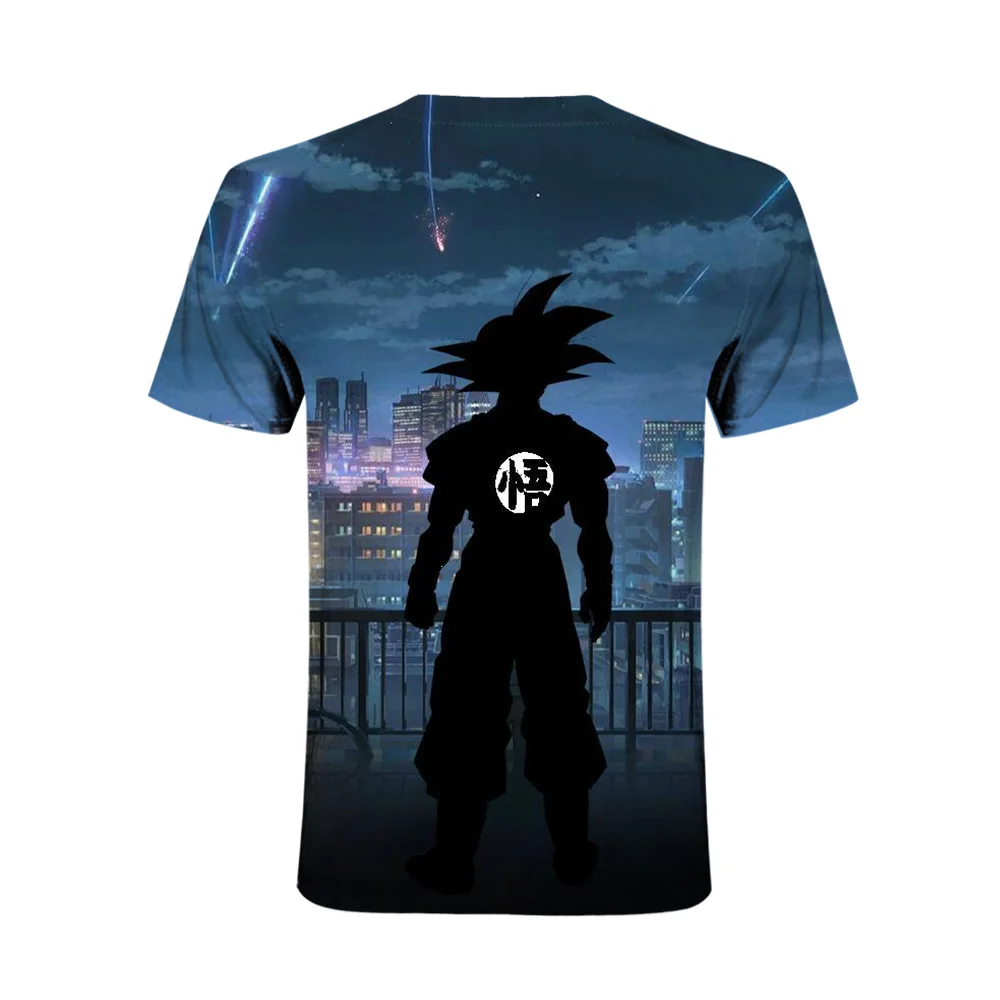 

Popular Japanese Cartoon Animation 3D Printing T-Shirt Boy/girl Clothes Children 2021 Summer Tops Kids Clothes 4-14 Years Old