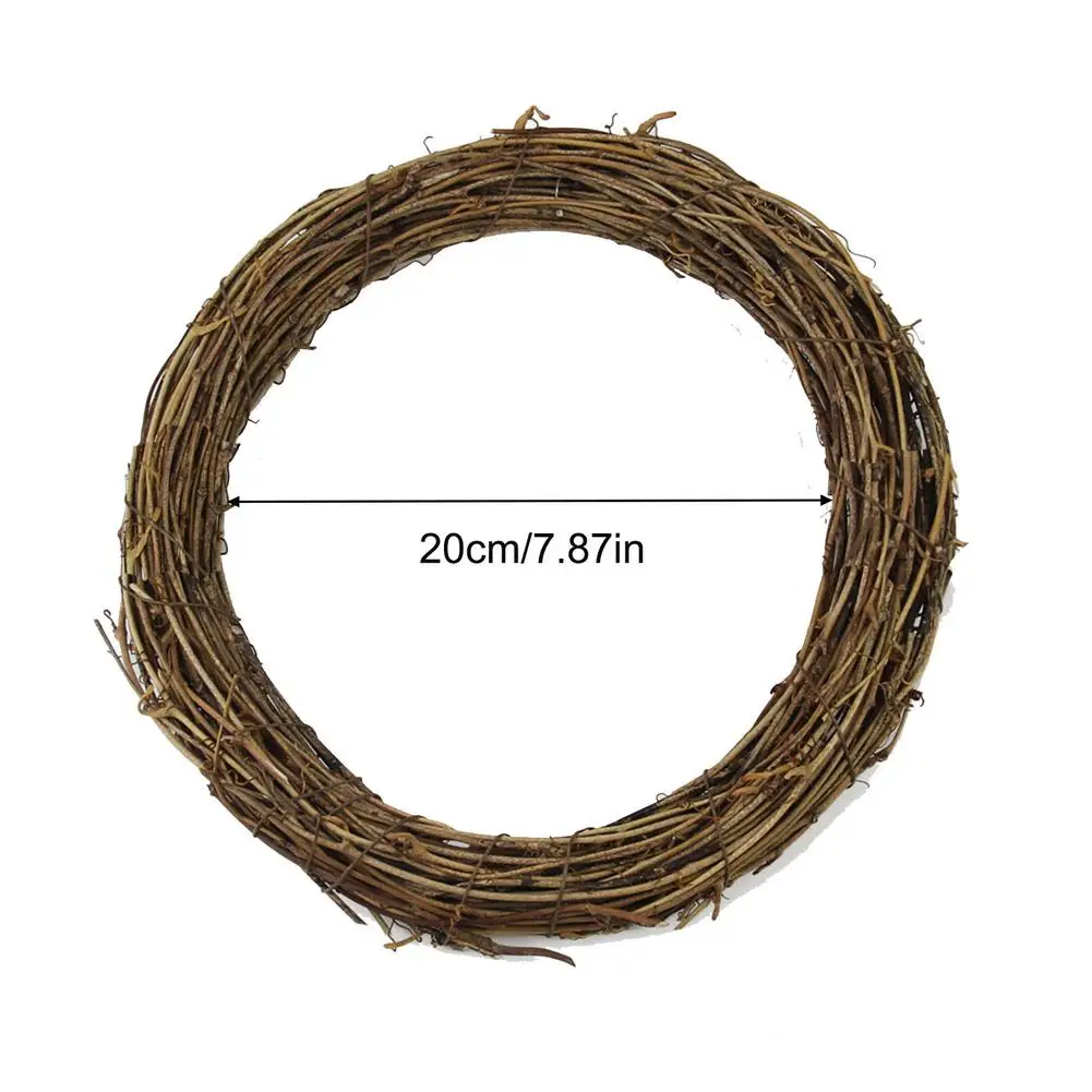 Домашний декор натуральный ротанговый венок Свадебный поделки счастливая Пасха