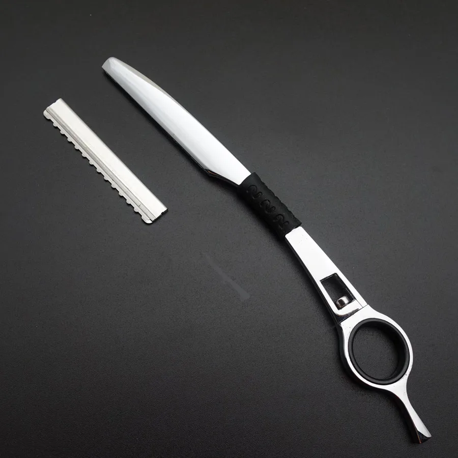 Расческа для филировки нож металлический из нержавеющей стали ручка вращается