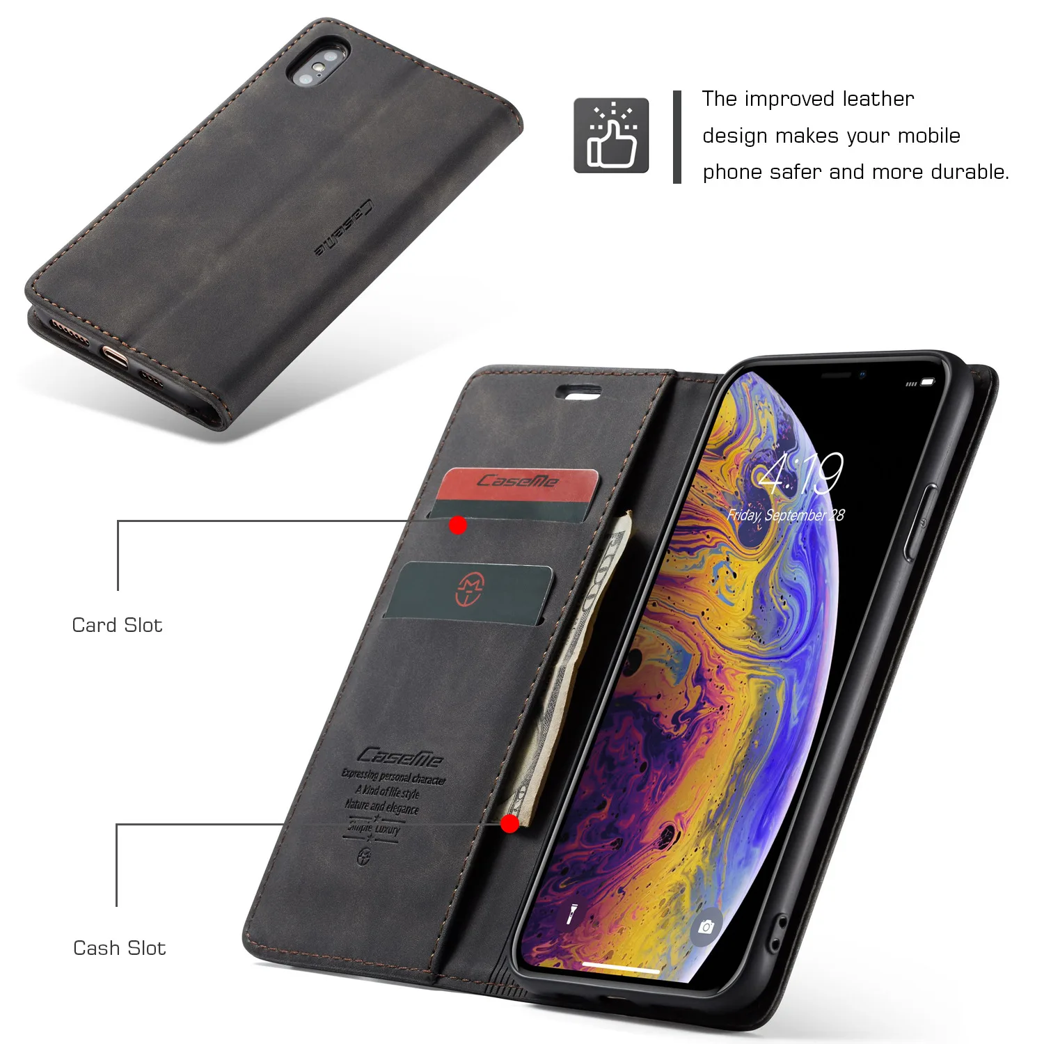 Кожаный флип-чехол для samsung S10 5G Note10 Plus S8 S8P S9 S9P S10P Магнитный чехол телефона |