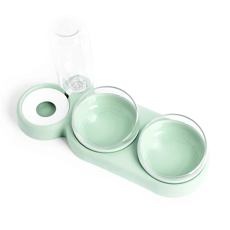 

Dog bowl cat bowl double bowl automatic drinking water anti-overturning dog bowl cat water bowl rice bowl pet supplies