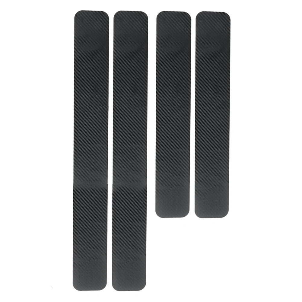 

4pcs 3D Carbon Fiber Look Car Door Plate Sill Scuff Cover Sticker Panel 60*6.8cm/40*6.8cm moulding styling door sill Stickers