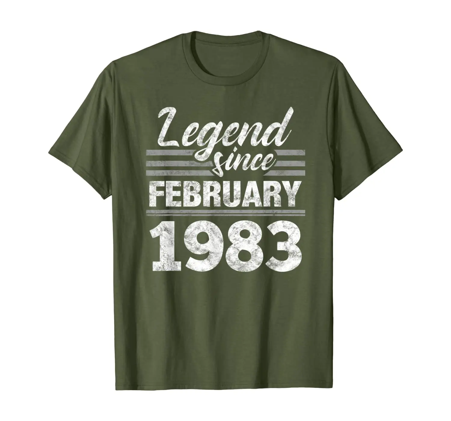 

Legend Since February 1983 - 37 Year Old Gift 37th Birthday T-Shirt