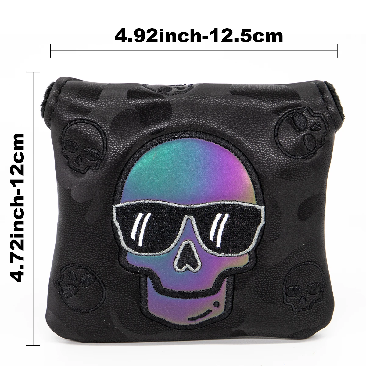 Флюоресцентная Крышка для клюшки клюшек с магнитной застежкой черного цвета |