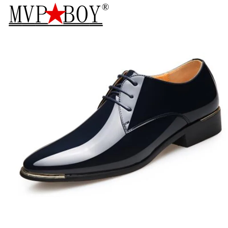 Новинка мужские туфли на плоской подошве качественные из лакированной кожи