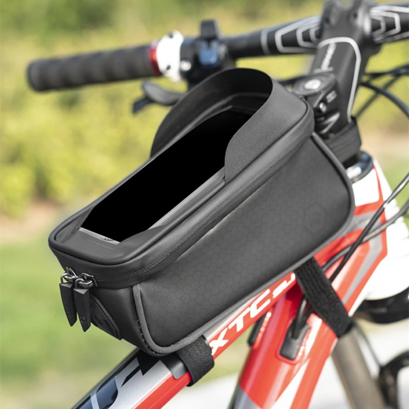 

Coolchange 7.0 Inch Mobile Phone Bicycle Frame Bag Front Top Tube Mountain MTB Bike Bags Waterproof Cycling Bicycle Phone Holder