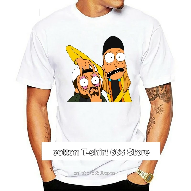 

Camiseta negra de Jay y Bob тигровый