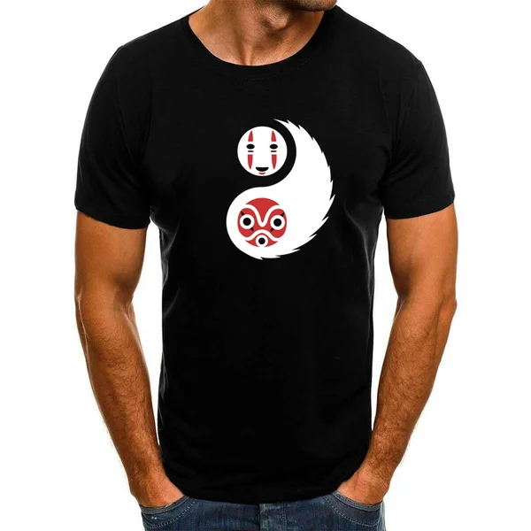 

ying yang Fashion Creative Print Summer T-Shirt Cotton