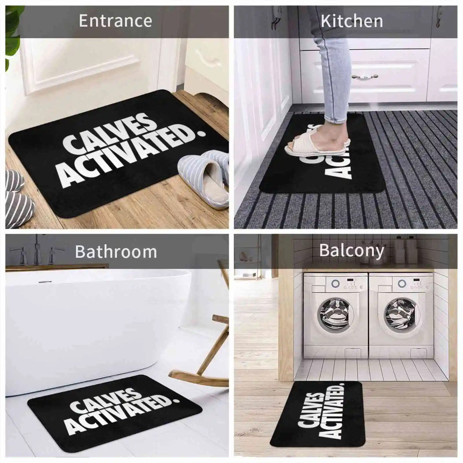 Calves Activated 3D Soft Non-Slip Mat Rug Carpet Foot Pad Philthy Long Ball Drive Pro Golf Workout Gym | Дом и сад