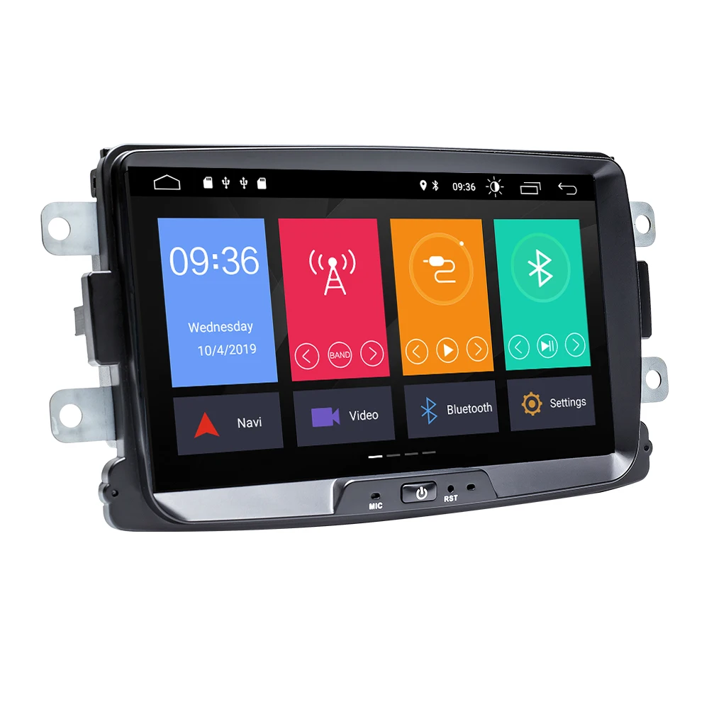 Автомобильный мультимедийный плеер Android 9 2 Din для Dacia/Sandero/Duster/Renault/Captur/Lada/Xray 2/Logan2 GSP навигационное головное устройство стерео