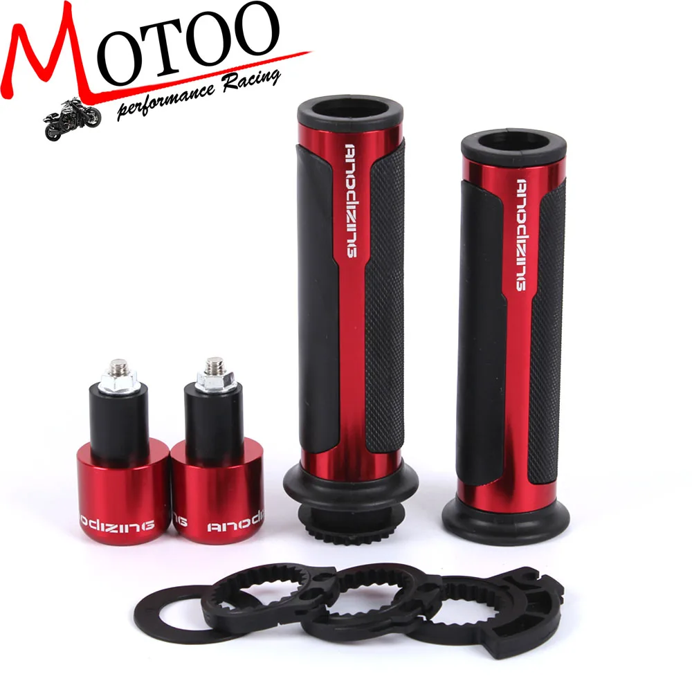 

Motoo ANODIZING 7/8'' CNC Aluminum Motorcycle Handle Bar CAPS / Handlebar Grips