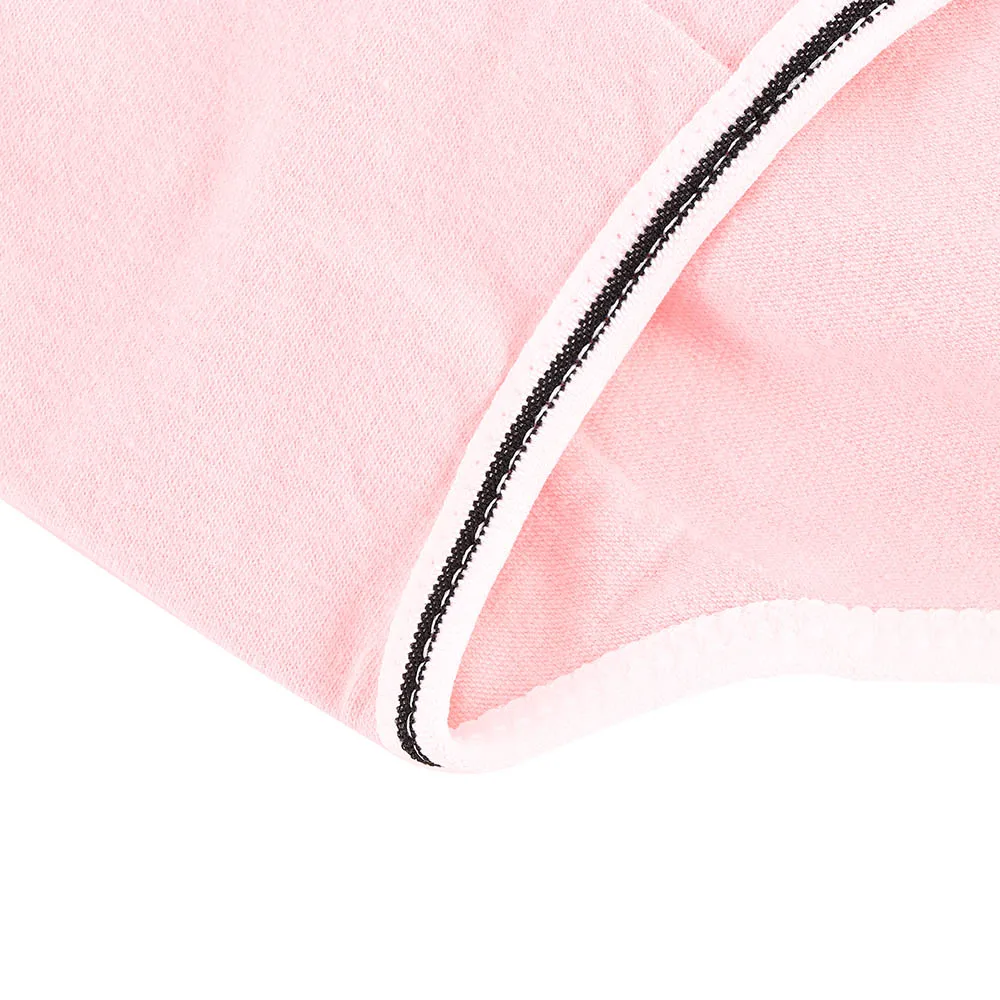 Женские хлопковые трусики со средней талией дышащие однотонные Простые Модные