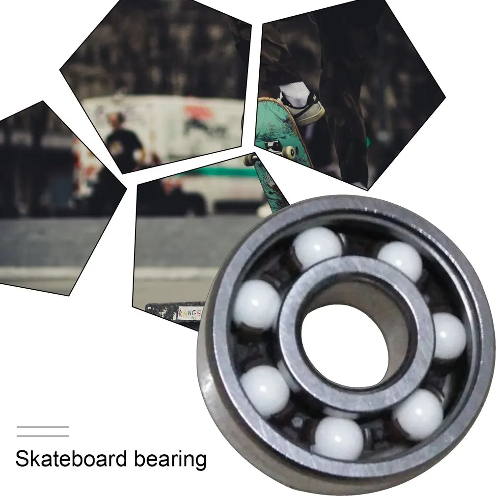 608RS высокопрочные роликовые коньки керамические стальные шариковые лезвия для